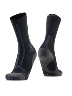 Skarpety termoaktywne X-Socks TrailRun Discover Crew czarno-szare