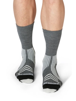 Skarpety termoaktywne X-Socks Run Expert Silk Merino Crew szare