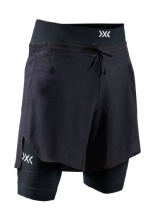 Spodenki termoaktywne X-Bionic Effector 2in1 do biegania czarne