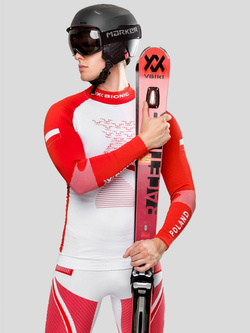 Koszulka termoatywna z półgolfem X-Bionic Energy Accumulator 4.0 Patriot Poland