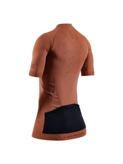 Koszulka termoaktywna damska X-Bionic XCeed Ride kolarska z krótkim rękawem pomarańczowa