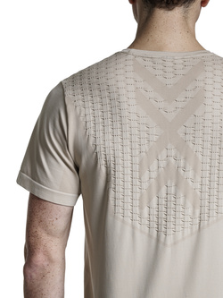 Koszulka termoaktywna z krótkim rękawem X-Bionic X-Ential beżowa
