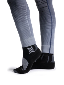 Legginsy termoaktywne damskie X-Bionic Invent FX niebiesko-szare