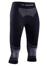 Legginsy termoaktywne 3/4 damskie X-Bionic Energizer 4.0 czarno-białe