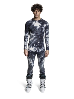Legginsy termoaktywne 3/4 X-Bionic Energy Accumulator Wild unisex szaro-biały