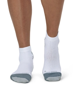Skarpety termoakywne damskie X-Socks Run Discover Ankle biało-szare