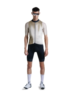 Koszulka termoaktywna z krótkim rękawem X-Bionic Corefusion Ride beżowo-brązowa