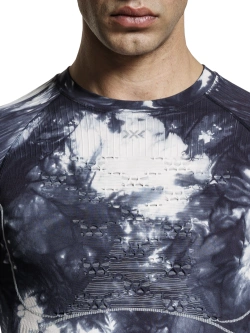 Koszulka termoaktywna z długim rękawem X-Bionic Energy Accumulator Wild unisex szaro-biała