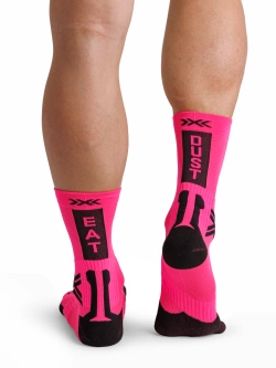 Skarpety termoaktywne X-Socks Bike Perform Crew różowo-czarne