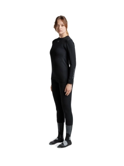 Koszulka termoaktywna damska X-Bionic Mightywool z długim rękawem czarna