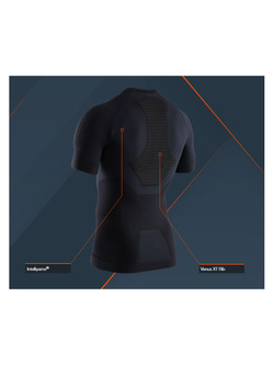 Koszulka męska X-Bionic Invent 4.0 Run Speed czarna