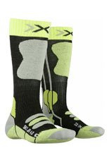 Skarpety dziecięce X-SOCKS SKI 4.0 szaro-zielone