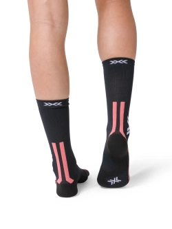 Skarpety termoaktywne damskie X-Socks TrailRun Discover Crew niebiesko-czarne