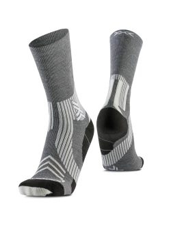 Skarpety termoaktywne X-Socks Run Expert Silk Merino Crew szare