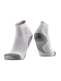 Skarpety termoakywne X-Socks Run Discover Ankle biało-szare