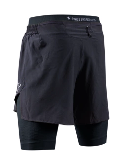 Spodenki termoaktywne X-Bionic Effector 2in1 do biegania czarne