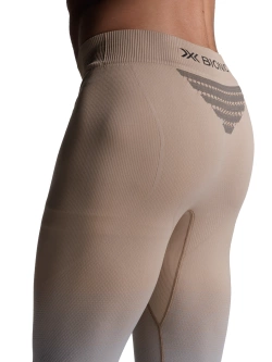 Legginsy termoaktywne X-Bionic Invent FX beżowo - szare
