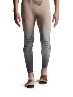 Legginsy termoaktywne X-Bionic Invent FX beżowo - szare