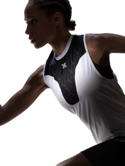 Koszulka termoaktywna unisex bez rękawów X-Bionic Corefusion biała