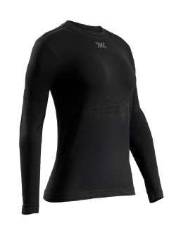 Koszulka termoaktywna damska X-Bionic Mightywool z długim rękawem czarna