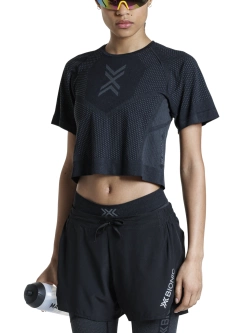 Koszulka termoaktywna X-Bionic XCeed Run do biegania z krótkim rękawem czarna