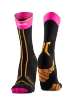 Skarpety termoaktywne X-Socks Trailrun Terraskin Expert czarno-różowe
