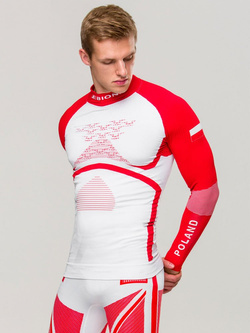 Koszulka termoatywna z półgolfem X-Bionic Energy Accumulator 4.0 Patriot Poland