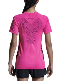 Koszulka termoaktywna damska X-Bionic Twyce Run z krótkim rękawem różowa