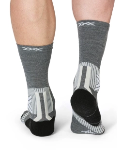 Skarpety termoaktywne X-Socks Run Expert Silk Merino Crew szare