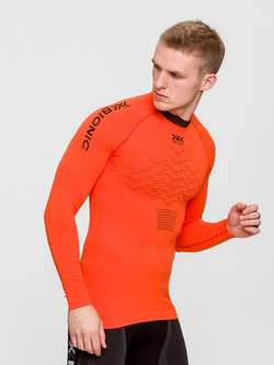 Koszulka męska X-Bionic The Trick 4.0 Run pomarańczowa