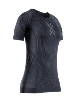Koszulka termoaktywna damska X-Bionic XCeed Run z krótkim rękawem czarna