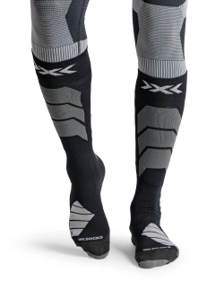 Skarpety termoaktywne damskie X-Socks Ski Expert OTC czarno-szare
