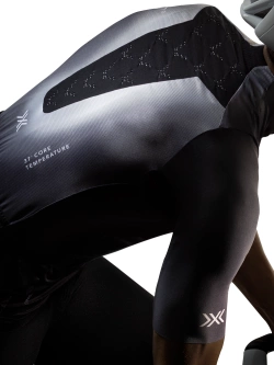 Koszulka termoaktywna z krótkim rękawem X-Bionic Corefusion Aero Jersey czarno-szara