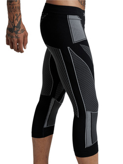Legginsy termoaktywne 3/4 X-Bionic Energy Accumulator Wild czarno-szare