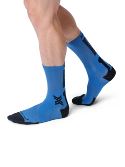 Skarpety termoaktywne X-Socks Bike Perform Crew niebiesko-czarne