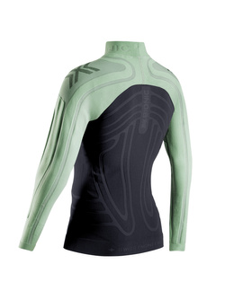 Koszulka termoaktywna X-Bionic Heatloop z długim rękawem czarno-zielona
