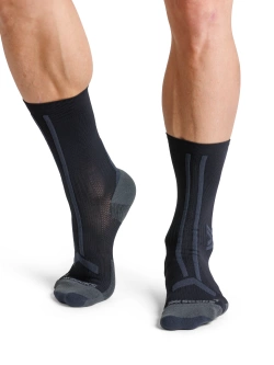 Skarpety termoaktywne X-Socks TrailRun Discover Crew czarno-szare