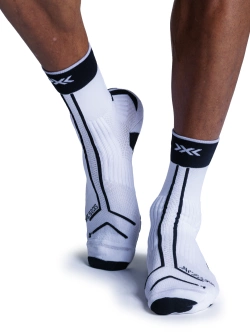 Skarpety termoaktywne X-Socks Trailrun Terraskin Expert biało-czarne