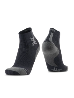 Skarpety termoakywne X-Socks Run Discover Ankle czarno-szare
