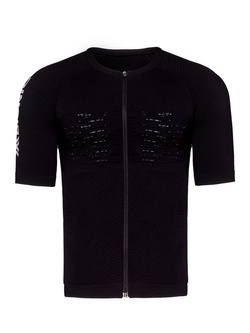 Koszulka męska X-Bionic Effektor 4.0 Bike Zip czarna