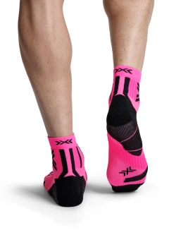 Skarpety termoakywne X-Socks Run Expert Ankle czarno-różowe