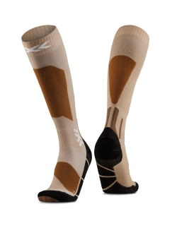Skarpety termoaktywne X-Socks Ski Discover OTC beżowo-brązowe
