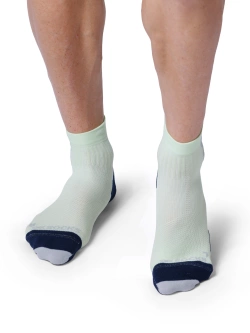 Skarpety termoakywne X-Socks Run Discover Ankle zielono-niebieskie 
