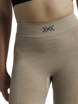 Legginsy termoaktywne damskie X-Bionic Mightywool beżowe