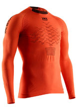 Koszulka męska X-Bionic The Trick 4.0 Run pomarańczowa
