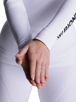 Koszulka termoaktywna z długim rękawem damska X-Bionic Energy Accumulator 4.0 biało-czarna
