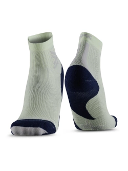 Skarpety termoakywne X-Socks Run Discover Ankle zielono-niebieskie 
