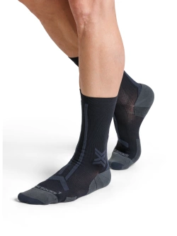 Skarpety termoaktywne X-Socks TrailRun Discover Crew czarno-szare
