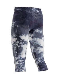 Legginsy termoaktywne 3/4 X-Bionic Energy Accumulator Wild unisex szaro-biały