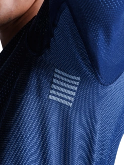 Koszulka termoaktywna z długim rękawem X-Bionic Xceed Run granatowa